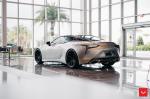 Lexus LC500 Liquid Platinum on Vossen Wheels (HF-3) 2019 года